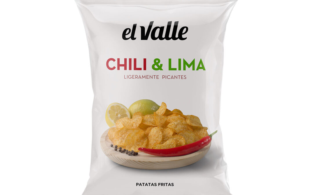 Patatas fritas sabor chili y lima